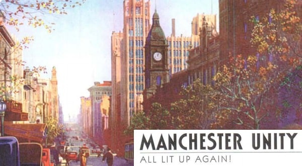 Manchester Unity All Lit Up