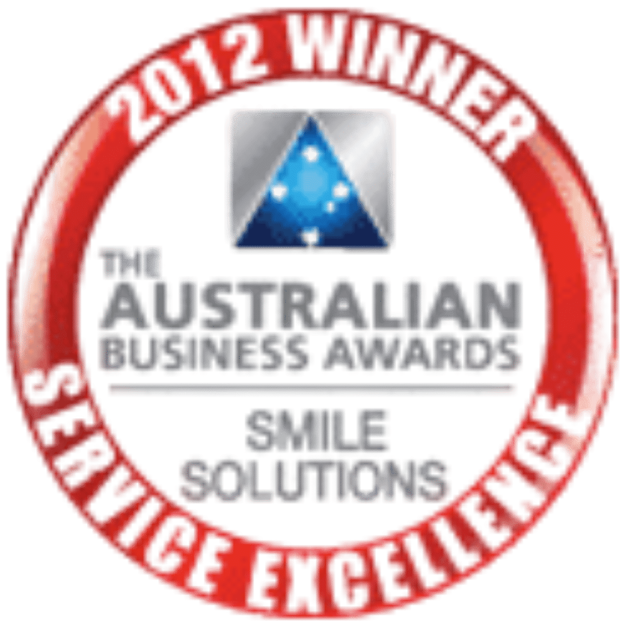 Smile Solutions ABA Service Excellence Winner 2012